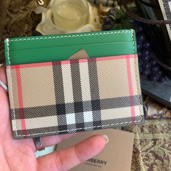 Burberry Other - Authentic BURBERRY Checkered logo UNISEX card case
